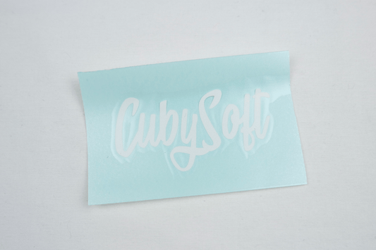CubySoft® MASK STICKER | WHITE