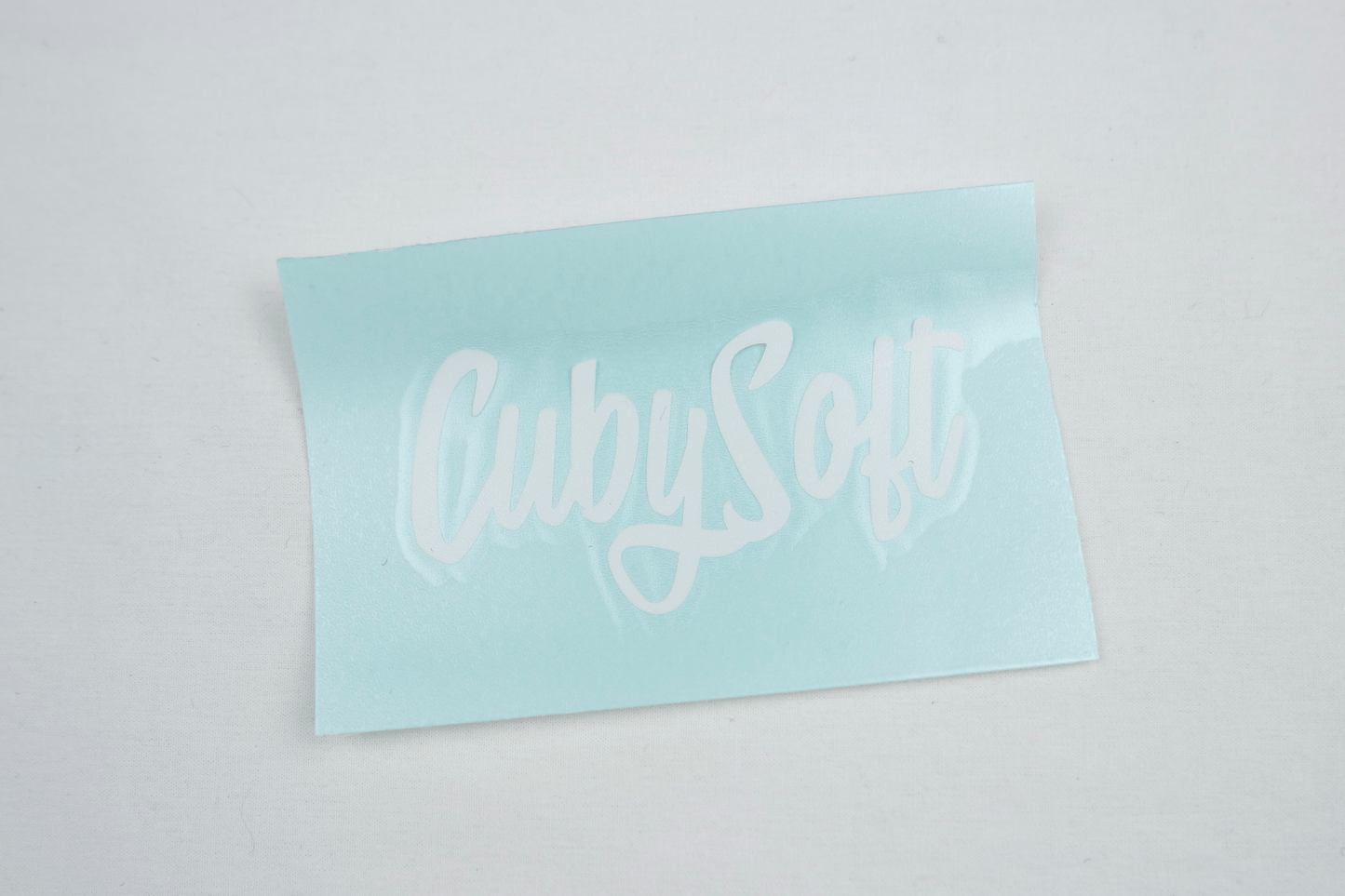 CubySoft® MASK STICKER | WHITE